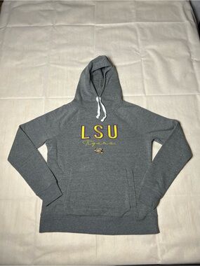 LSU‎ Tigers Gray Pullover Hoodie